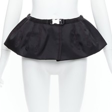 PRADA 2008 black nylon silver