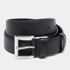 Prada Buckle 75CM Belt Black