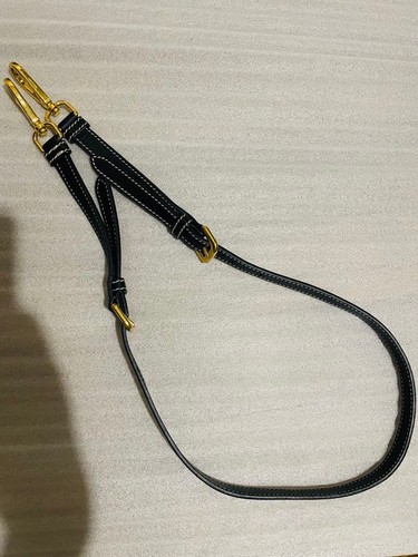 Prada strap belt leather - strap, black