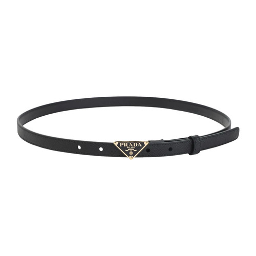 Prada black leather 15mm - 15mm, belt